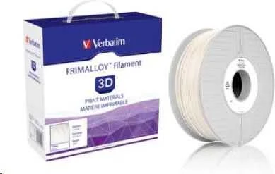 Verbatim 3D spausdintuvo siūlas Primalloy 1,75 mm 500g baltas