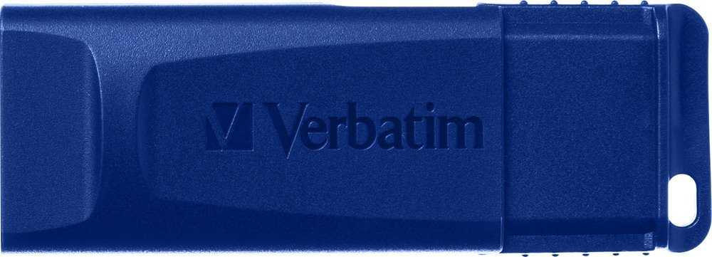 Verbatim USB atmintinė, USB 2.0, 32GB, Slider, mėlyna, raudona, 49327, USB A, usb su ištraukiama jungtimi. 2 vnt