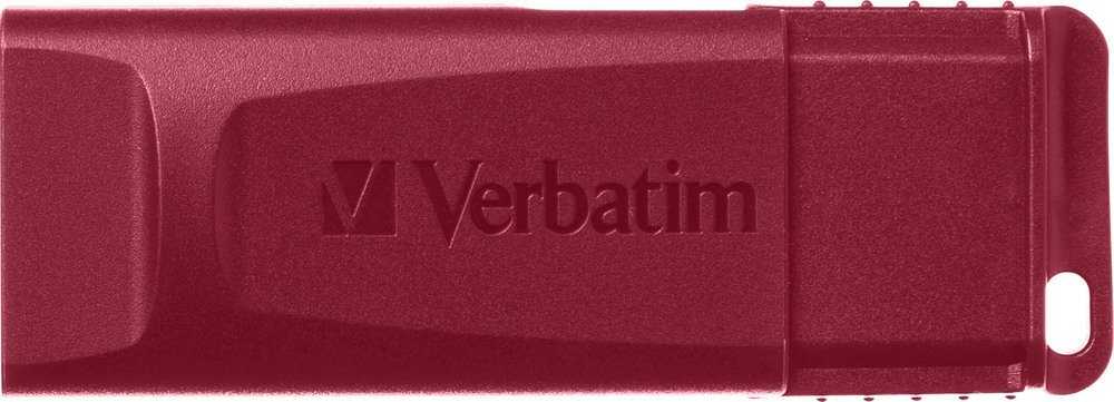 Verbatim USB atmintinė, USB 2.0, 32GB, Slider, mėlyna, raudona, 49327, USB A, usb su ištraukiama jungtimi. 2 vnt