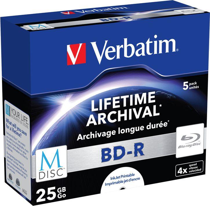 Verbatim BD-R 25 GB 4x 5 vnt (43823)