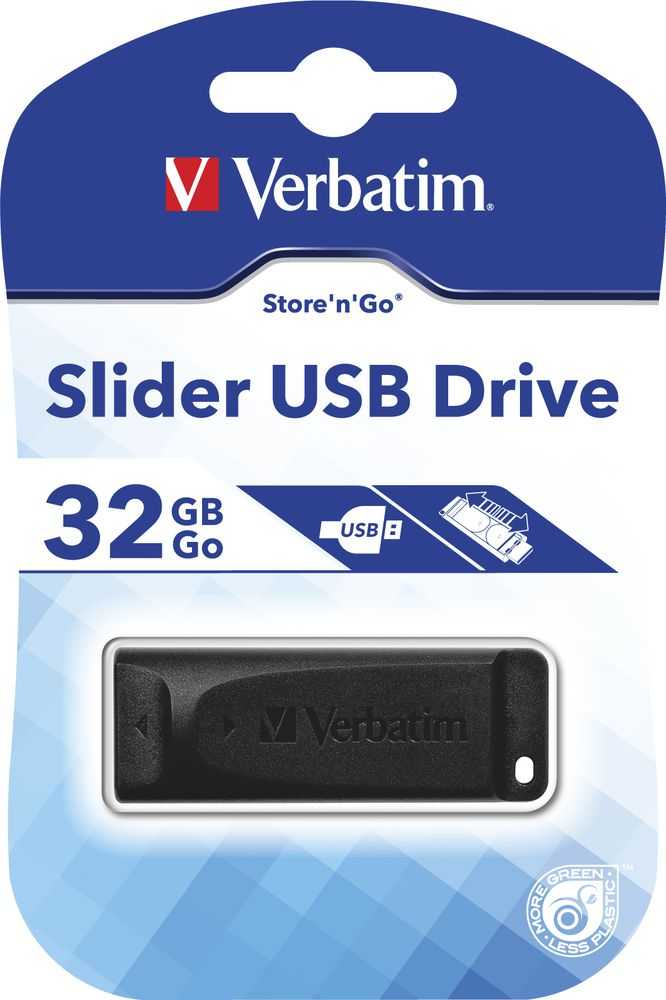 „Pendrive“ „Verbatim Slider“, 32 GB (98697)