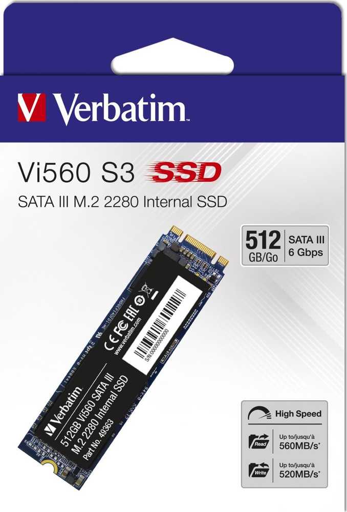 M.2 512GB Verbatim Vi560 S3