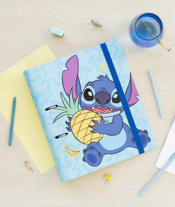 „Disney Stitch“ – A4 formato segtuvas iš „Tropical“ kolekcijos (2 žiedai, gumytė)