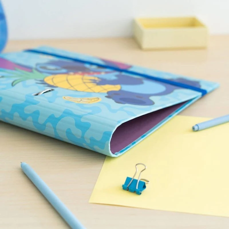 „Disney Stitch“ – A4 formato segtuvas iš „Tropical“ kolekcijos (2 žiedai, gumytė)