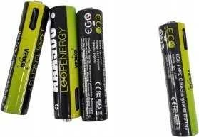 Verico LoopEnergy AAA įkraunamos baterijos su USB-C