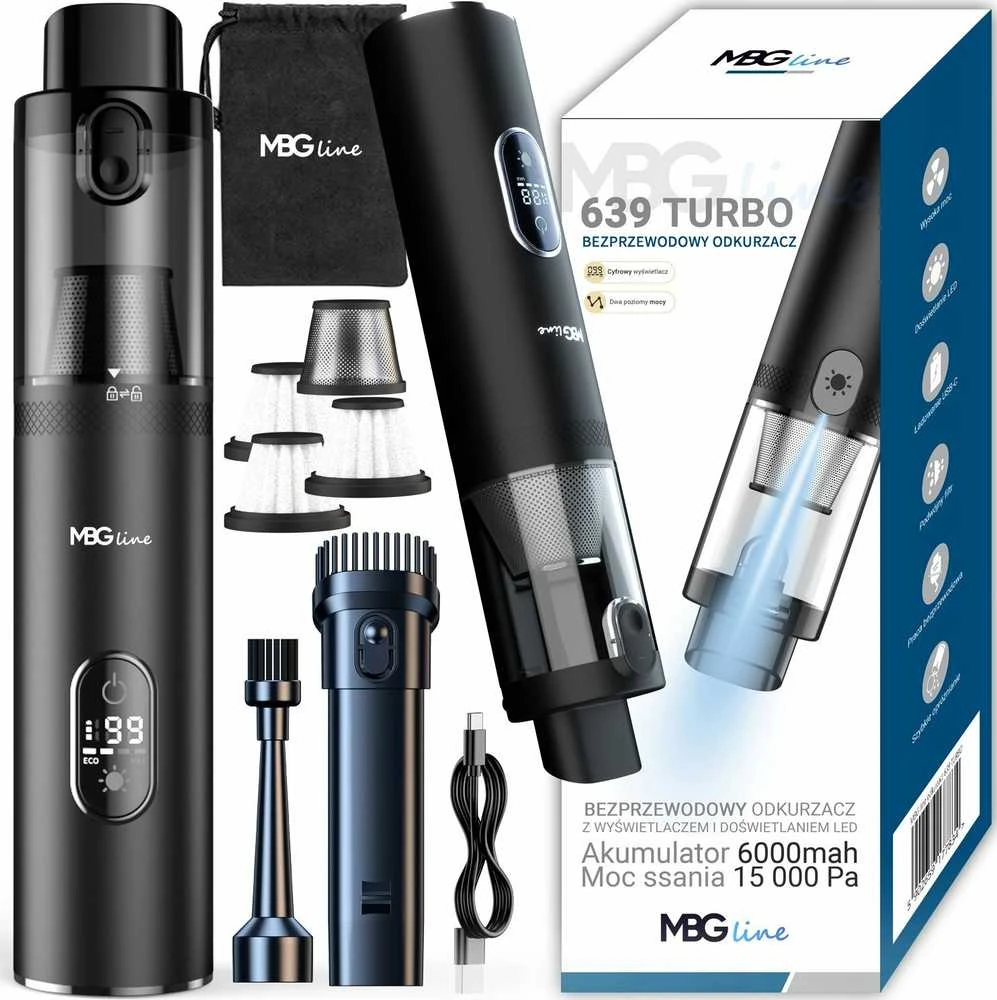 Carruzzo MBG line Vacuum Cleaner 639 TURBO