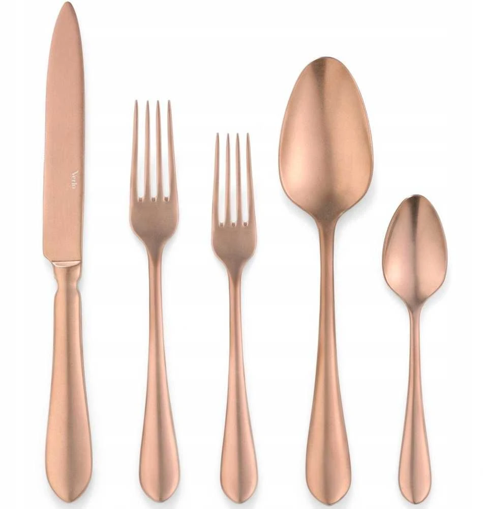 Verlo Appetizer fork, Destello Copper