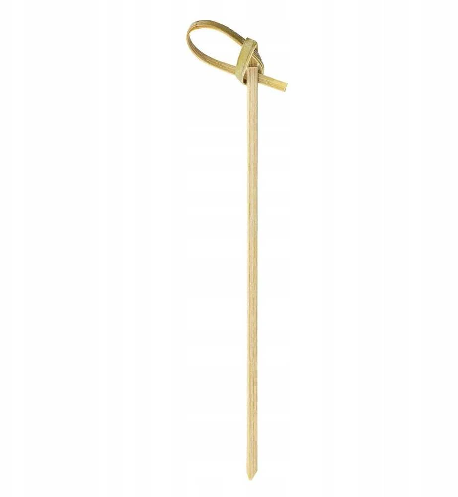 Verlo Bamboo Bambukinės maisto lazdelės, 10,5 cm, kilpelės, 100 vnt.