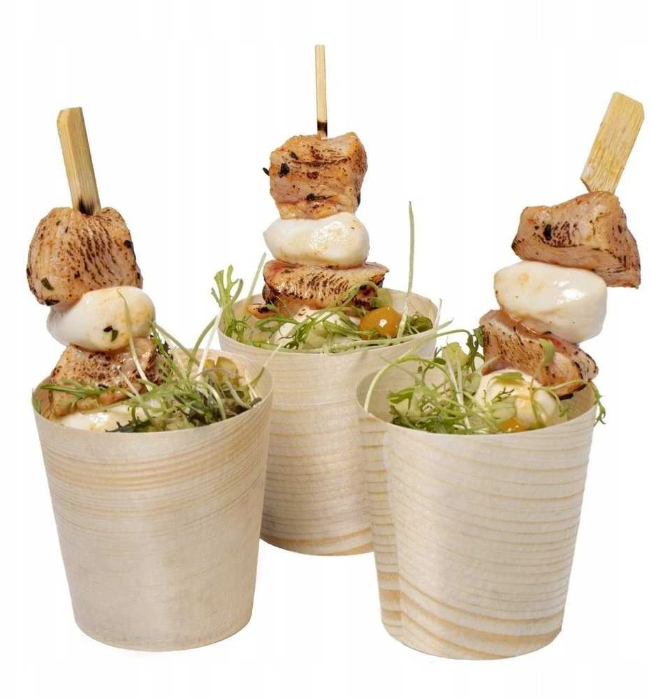 Verlo Bamboo Bambukinės maisto lazdelės "Well", 9 cm, 100 vnt.