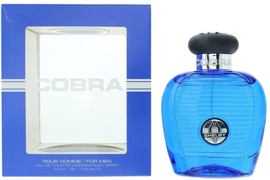 Carroll Shelby Mėlyna Cobra EDT tualetinis vanduo vyrams, 100 ml