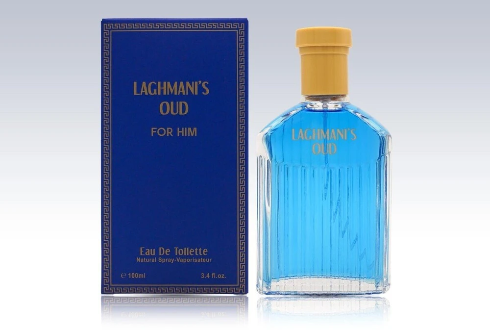 Fine Perfumery Laghmani Oud Mėlyna EDT tualetinis vanduo vyrams, 100 ml