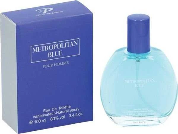 Fine Perfumery Metropolitan Mėlyna EDT tualetinis vanduo vyrams, 100 ml