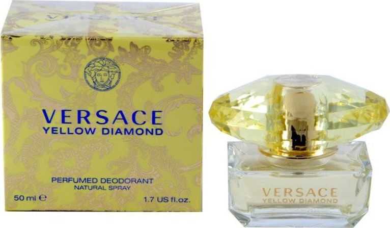 Versace Geltona Diamond purškiamas dezodorantas moterims, 50 ml