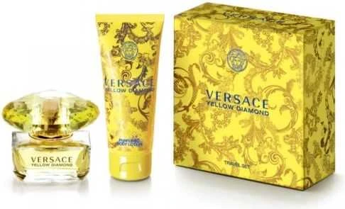 Versace Geltona Diamond komplektas tualetinio vandens purškiklis 90 ml + kūno losjonas 100 ml