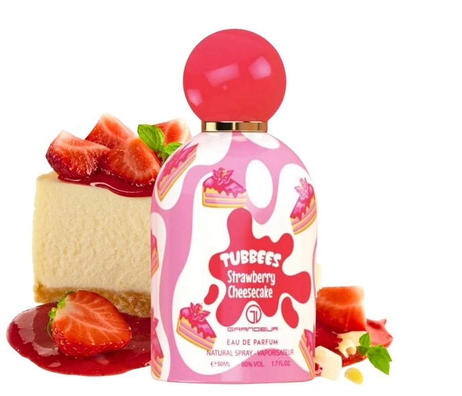 Grandeur Tubbees Strawberry Cheesecake EDP parfumuotas vanduo unisex, 50 ml