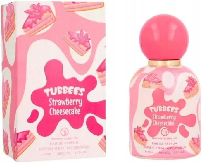 Grandeur Tubbees Strawberry Cheesecake EDP parfumuotas vanduo unisex, 50 ml