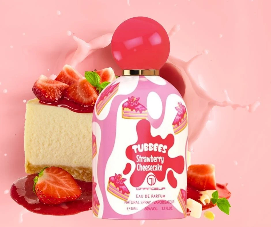 Grandeur Tubbees Strawberry Cheesecake EDP parfumuotas vanduo unisex, 50 ml