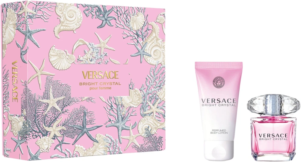 Kvepalų rinkinys moterims Versace Bright Crystal (EDT, 30 ml + kūno losjonas, 50 ml)