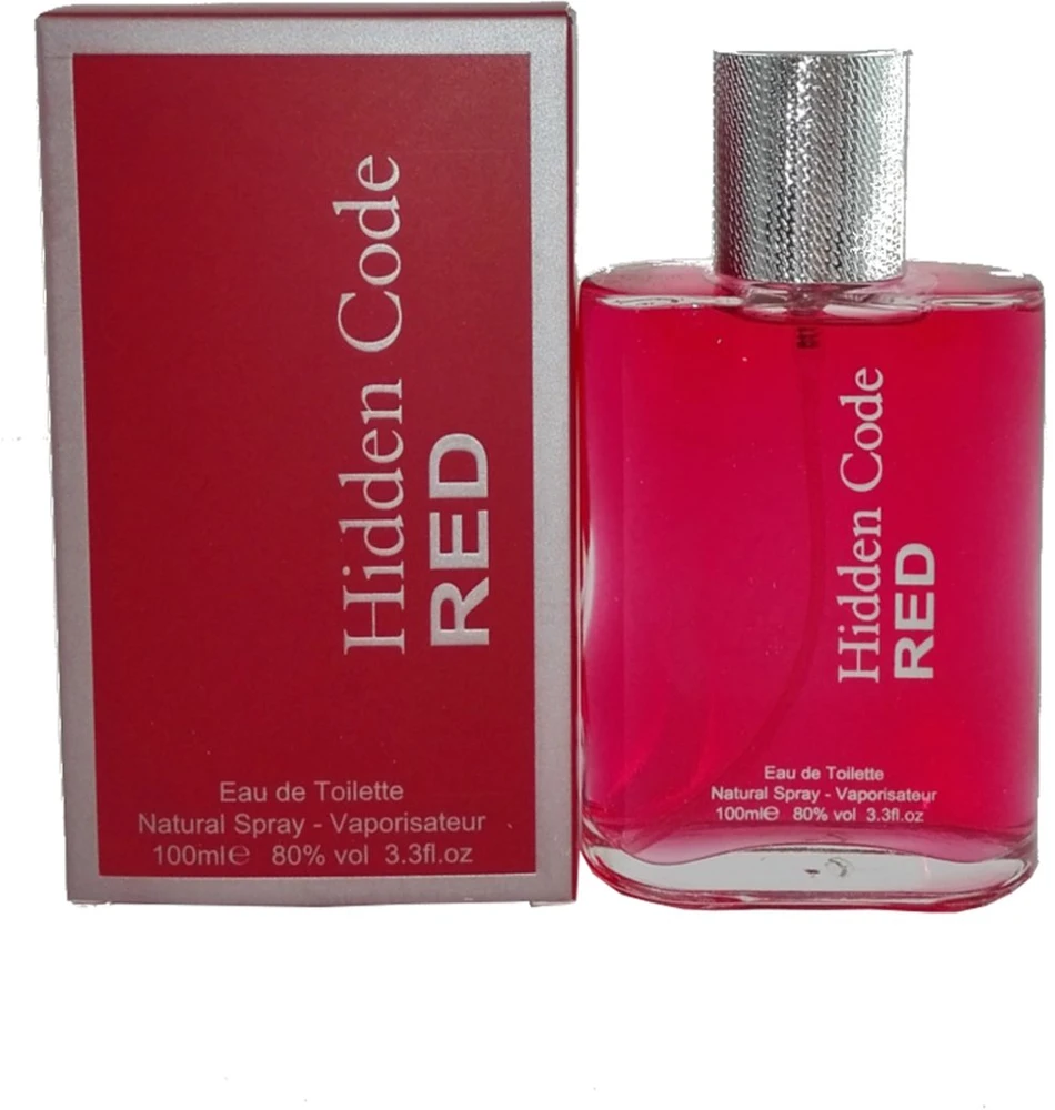 Set Fine Perfumery Hidden Code Raudona EDT tualetinis vanduo vyrams, 100 ml