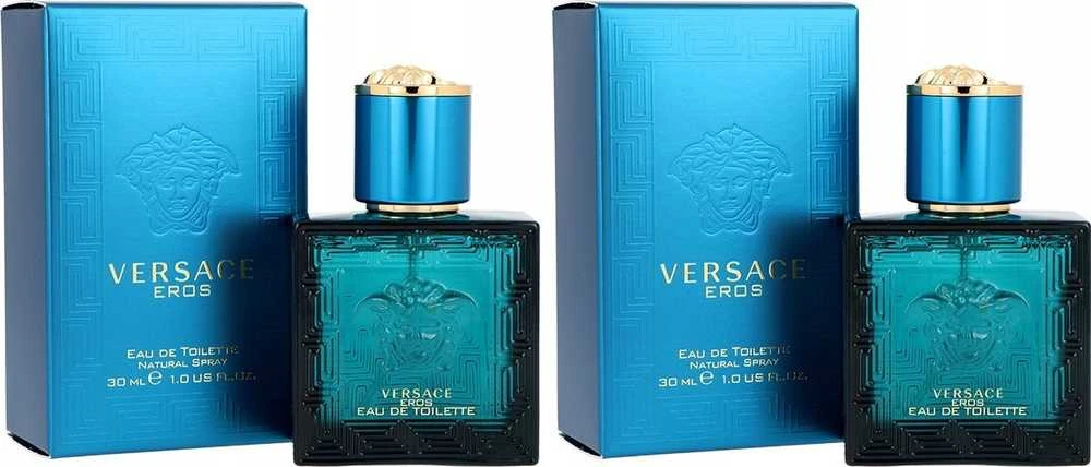 Kvepalų rinkinys vyrams Versace Eros (EDT 2 x 30 ml)