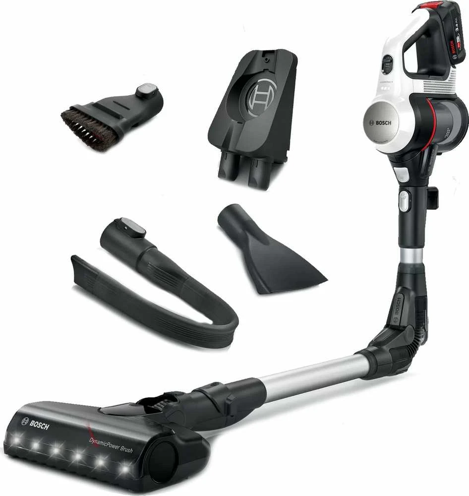 Bosch Įkraunamas dulkių siurblys Unlimited 7, Baltas (BBS711W)
