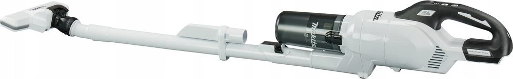 Makita DCL286FZW Akumuliatorinis dulkių siurblys, LXT, 18V, bešepetėlinis variklis, su cikloniniu priedu, baltos spalvos 100W. Be akumuliatoriaus ir kroviklio.