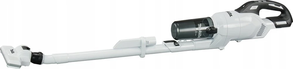 Makita DCL286FZW Akumuliatorinis dulkių siurblys, LXT, 18V, bešepetėlinis variklis, su cikloniniu priedu, baltos spalvos 100W. Be akumuliatoriaus ir kroviklio.