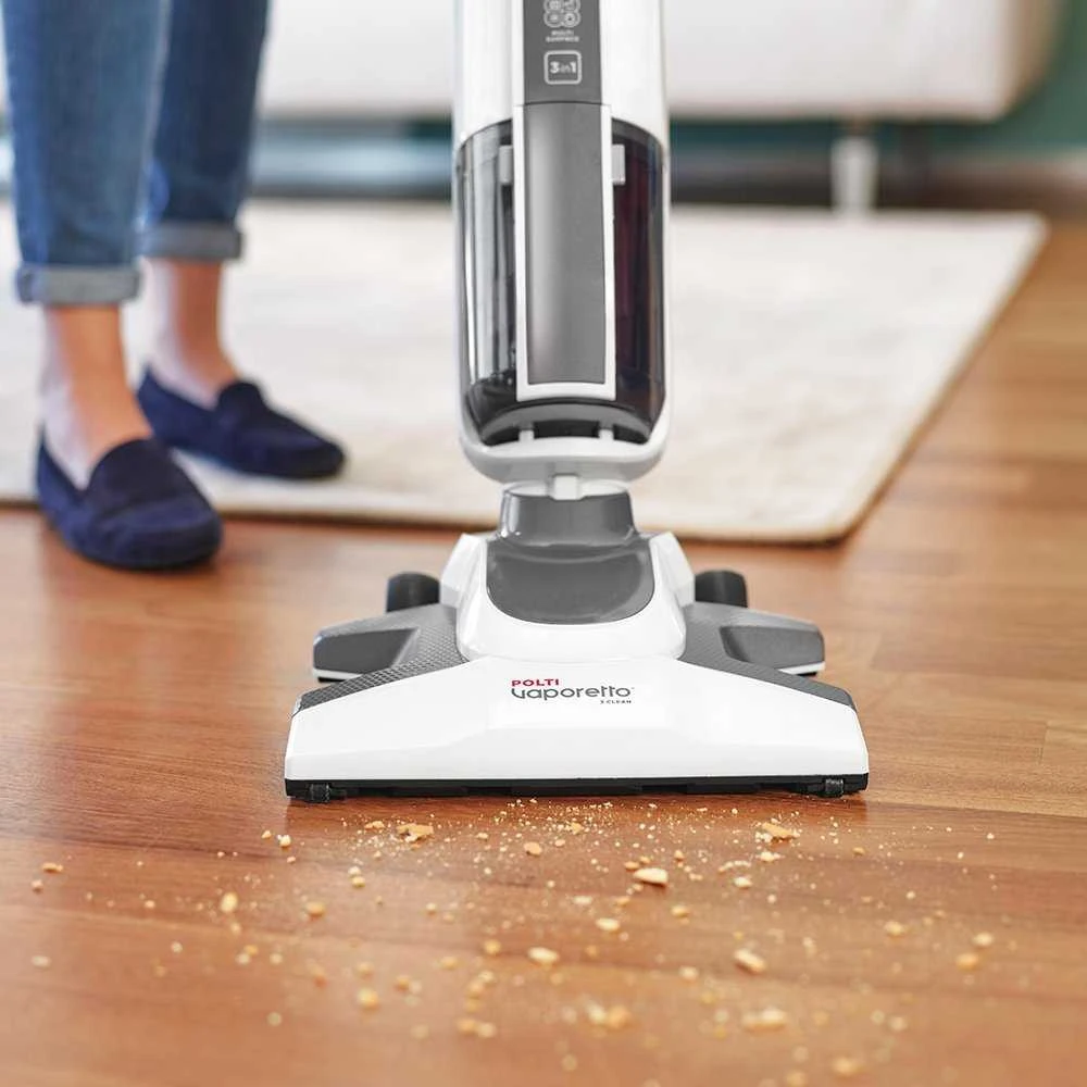 Polti | Garų valytuvas | PTEU0295 Vaporetto 3 Clean 3-in-1 | Galia 1800 W | Garų slėgis Netaikomas baras | Vanduo bako talpa 0,5 L | Baltas
