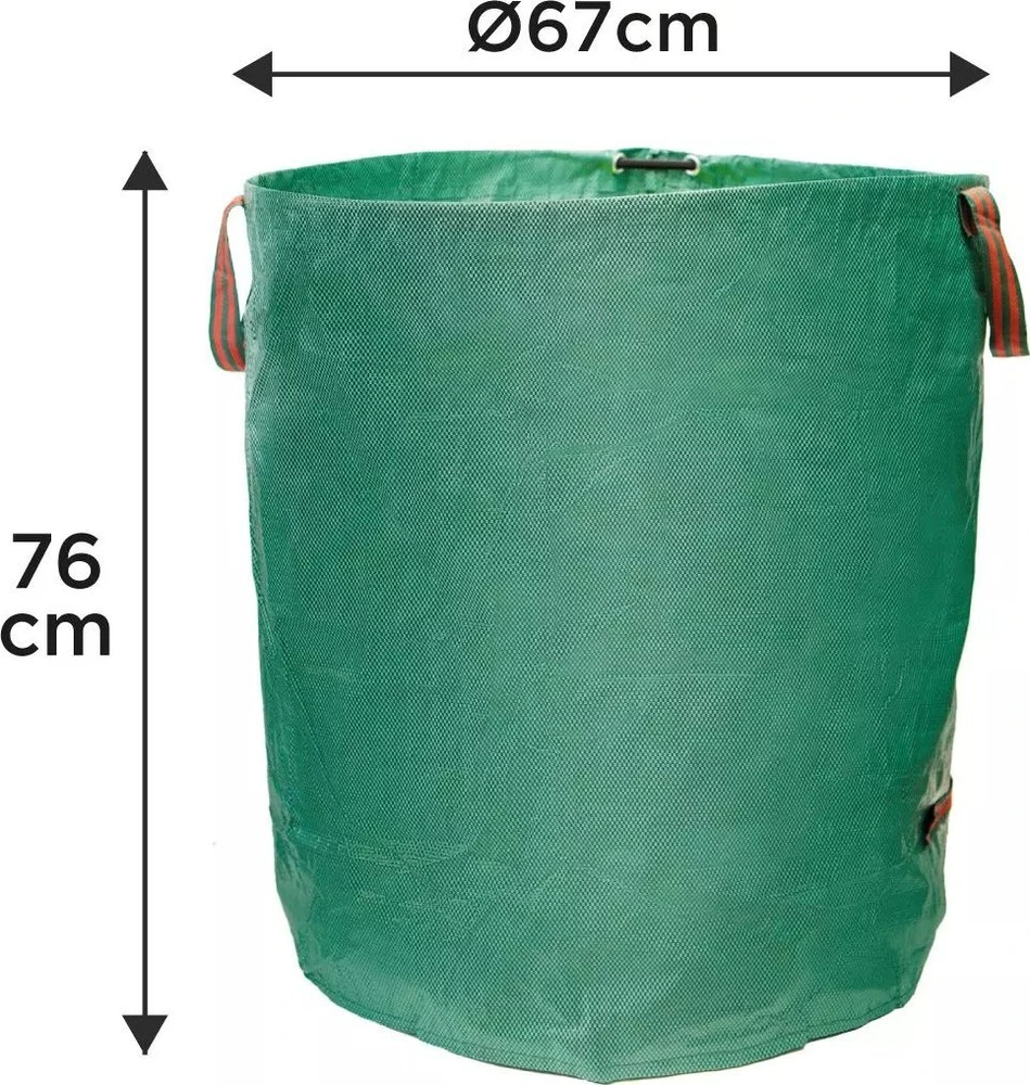 Verto Krepšys Daržo krepšys 270 l, 150 g/m2; PP; su standintu kraštu, 3 rankenomis, 67 x 76 cm