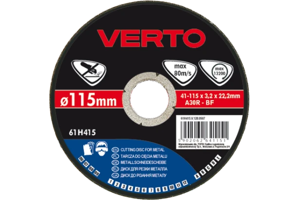 Tarcza Metalo pjovimo diskas 115 x 1,5 x 22,2 mm