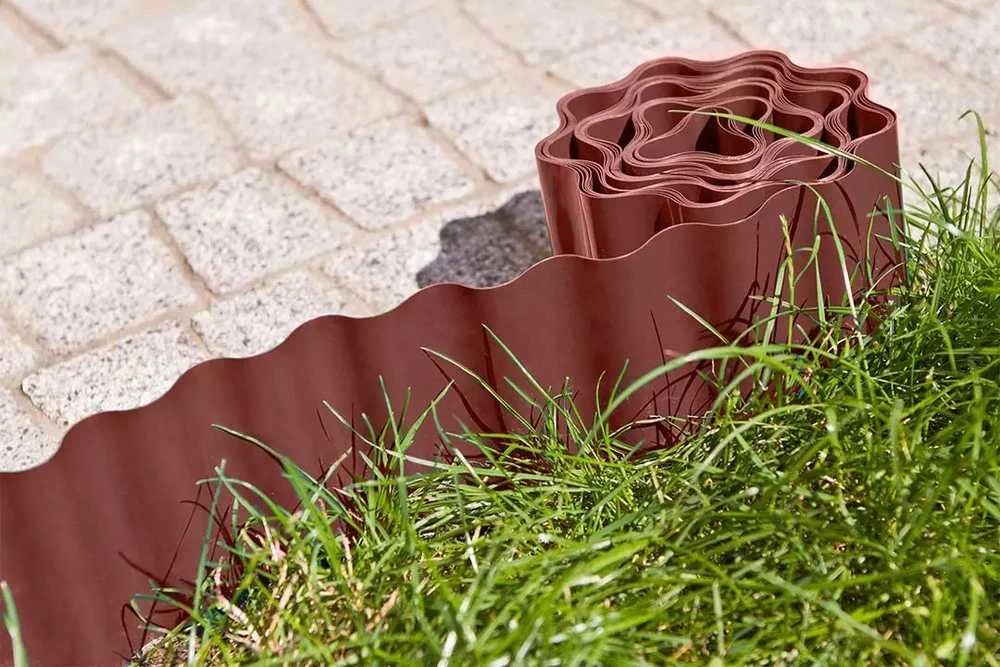Verto Obrzeże Vejos apvadas 15 cm x 9 m, rudas