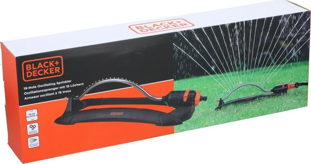 Black & Decker Osciliuojantis purkštuvas su 19 purkštukų Juodas & Decker