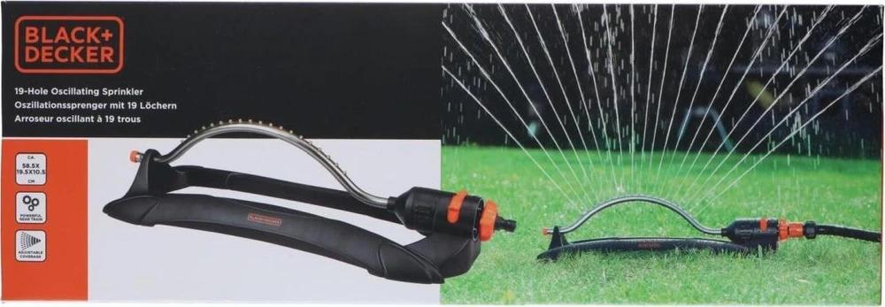 Black & Decker Osciliuojantis purkštuvas su 19 purkštukų Juodas & Decker