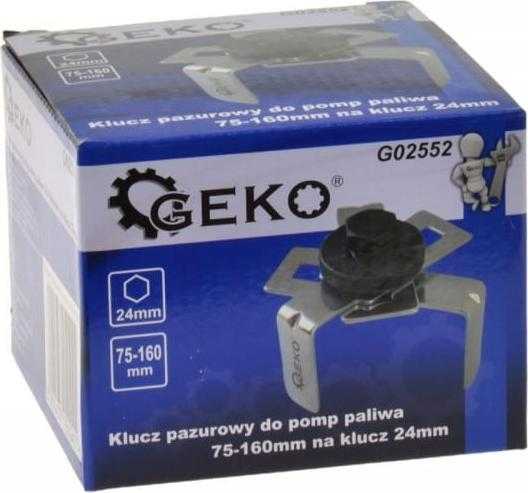 VERŽTAŽRAKTIS Geko KURO SIURBLIAMS 75-160MM 24MM veržliarakčiui (20) G02552 GEKO