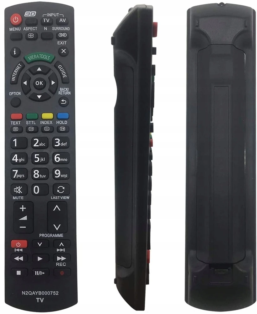Vestv HQ LXP1112 universalus – visos funkcijos analoginis nuotolinio valdymo pultas skirtas Panasonic televizorių modeliams N2QAYB000752