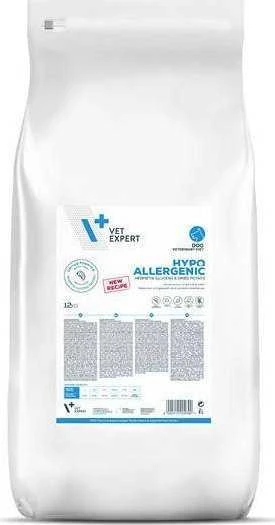 VET EXPERT Veterinary Diet Hypoallergenic Insect Dog - sausas šunų ėdalas - 12 kg