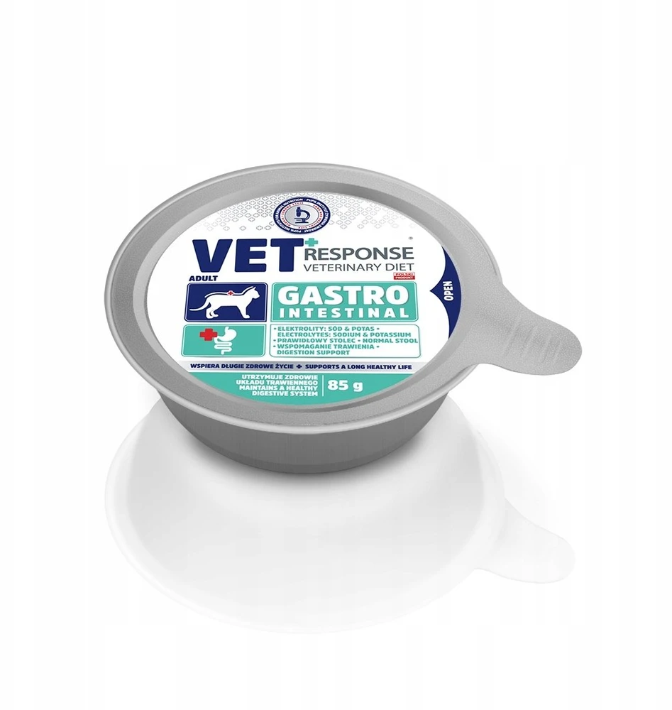 VET RESPONSE Gastrointestinal – šlapias kačių maistas – 4x85g