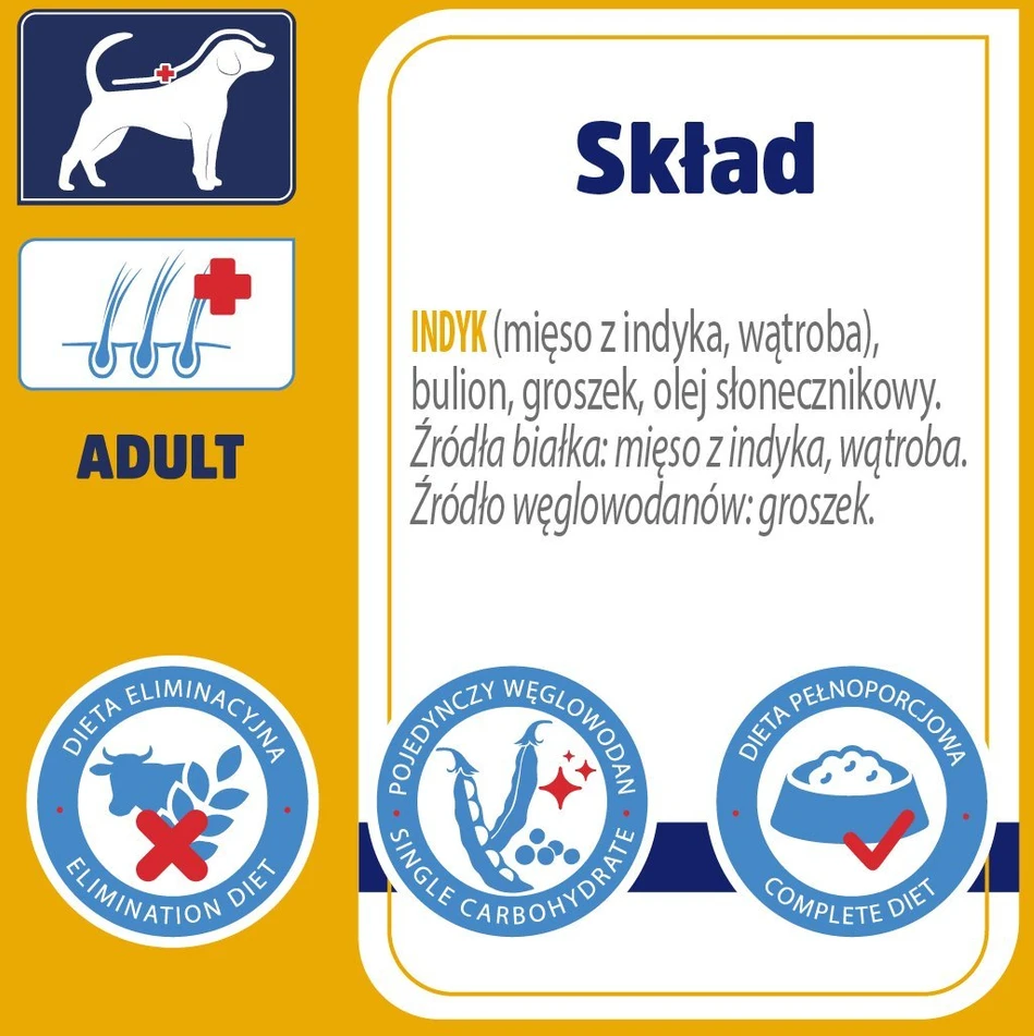VET RESPONSE Hypoallergenic kalakutiena – drėgnas ėdalas šunims – 400g