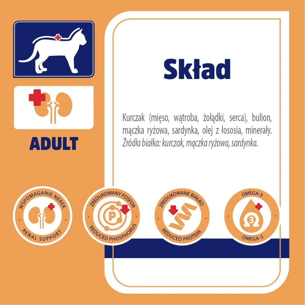VET RESPONSE Renal – šlapias kačių maistas – 85g