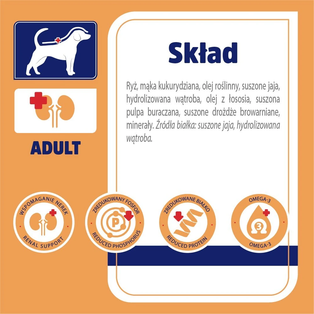 VET RESPONSE Renal – sausas Maistas šunims – 8kg