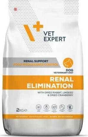 VET EXPERT Veterinary Diet Renal Elimination Dog - sausas šunų ėdalas - 2kg