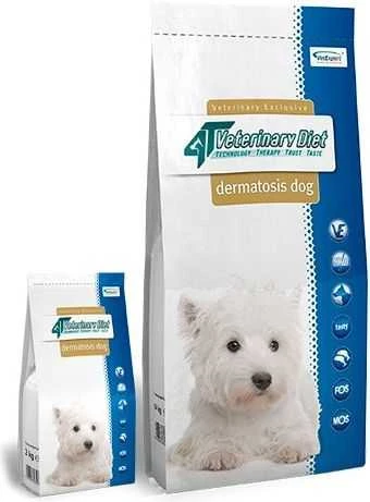 VET EXPERT Veterinary Diet Dermatosis Dog su lašiša ir bulvėmis - dry dog food - 12 kg