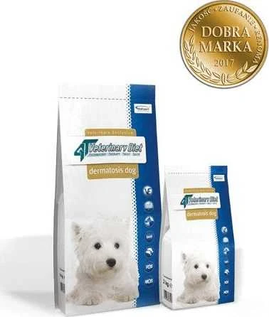 VET EXPERT Veterinary Diet Dermatosis Dog su lašiša ir bulvėmis - dry dog food - 2kg