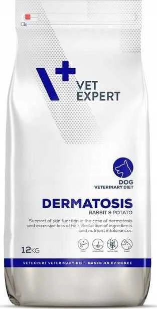 VET EXPERT Veterinary Diet Dermatosis Dog triušiena ir bulvės - dry dog food - 12 kg