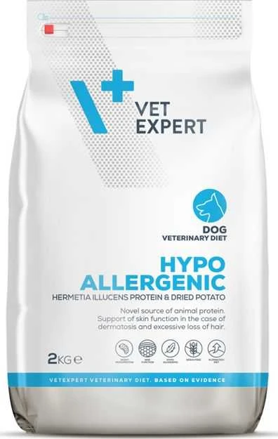 VET EXPERT Veterinarinės dietos hipoalerginis vabzdžių šuo - sausas šunų maistas - 2kg