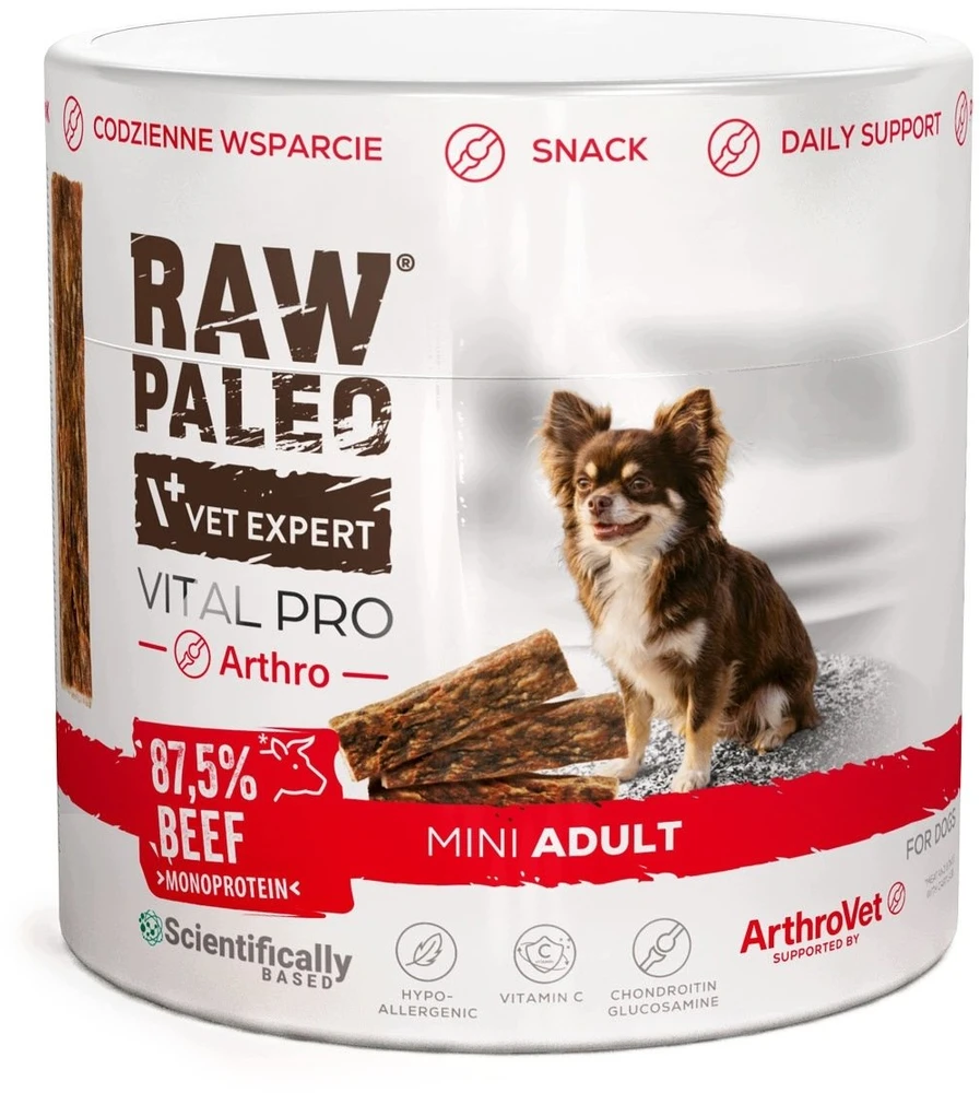VetExpert Raw Paleo Vital Pro sąnariams jautiena mini 100 g