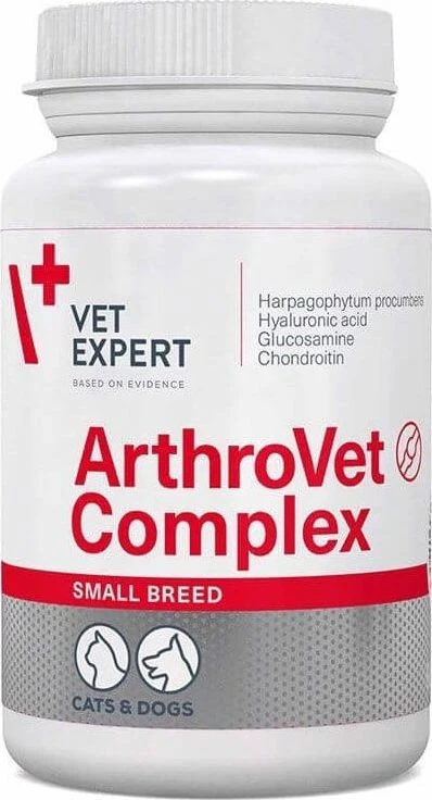 Raw Paleo VETEXPERT ArthroVet Collagen Small breed – papildai šunims ir katėms – 60 tablečių