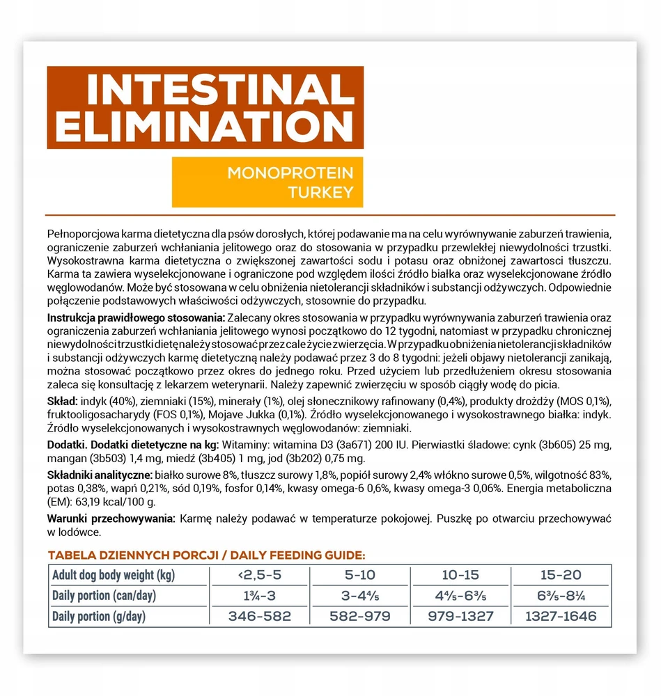 Raw Paleo VET EXPERT Intestinal Elimination kalakutiena – drėgnas ėdalas šunims – 200g