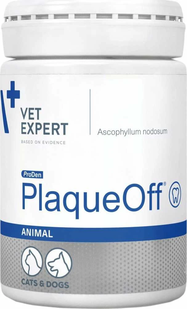 Vetexpert Dantų papildas - VET EXPERT Plaque Off milteliai šunims ir katėms 40g