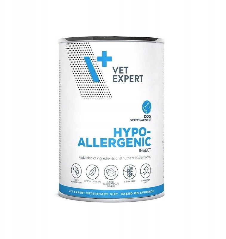 Raw Paleo VETEXPERT Veterinary Diet Hypoallergenic Insect – šlapias šunų pašaras – 375g